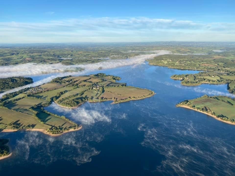 Petit réveil du matin sur le lac de Pareloup